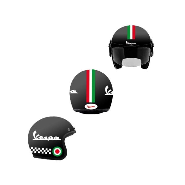 Kit adesivos capacete edição Itália vespa