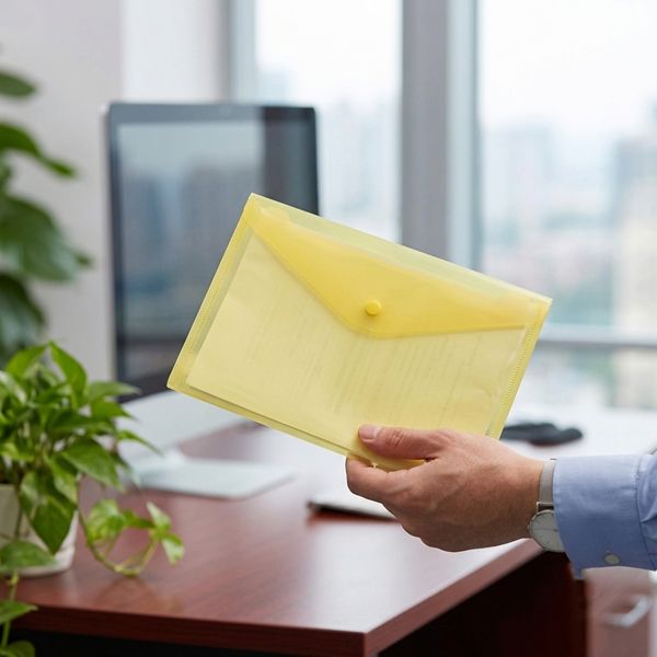 Pasta porta-documentos A5 em PP