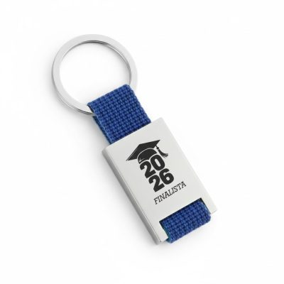 Porta-chaves de metal retangular personalizado - Finalista 2026