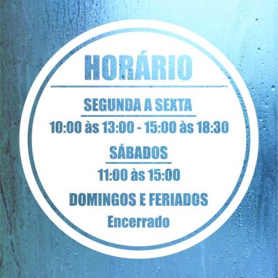 Horário de funcionamento