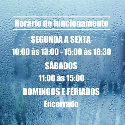 Horário de funcionamento