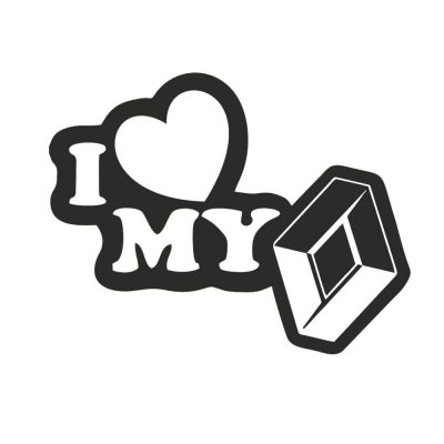 Autocolante i love my Renault