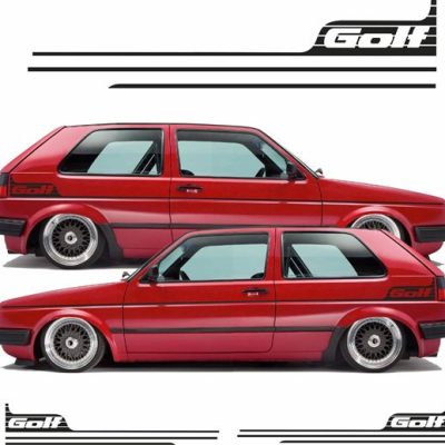 Faixas laterais VW Golf 2