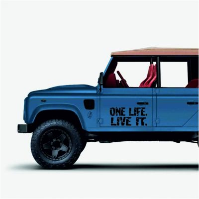 Autocolante One life live it