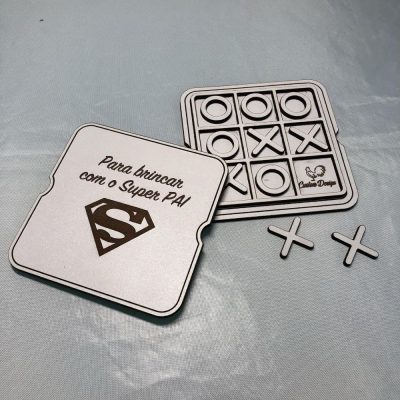 Jogo do galo MDF 3mm branco