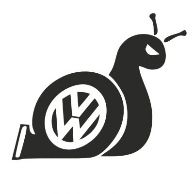 Autocolante caracol volkswagen