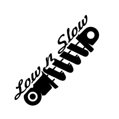 Autocolante low and slow